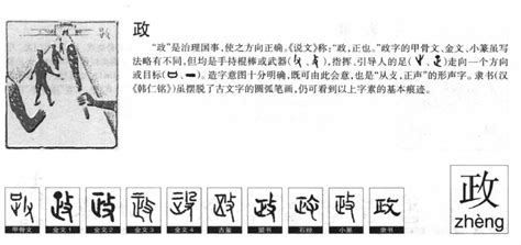 政名字意思|政字取名寓意